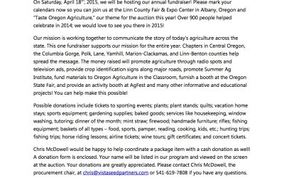 OWA gathering 2015 Auction Items