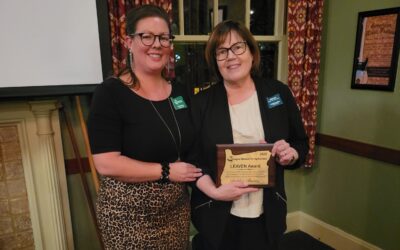 Debbie Burns honored with LEAVEN Award